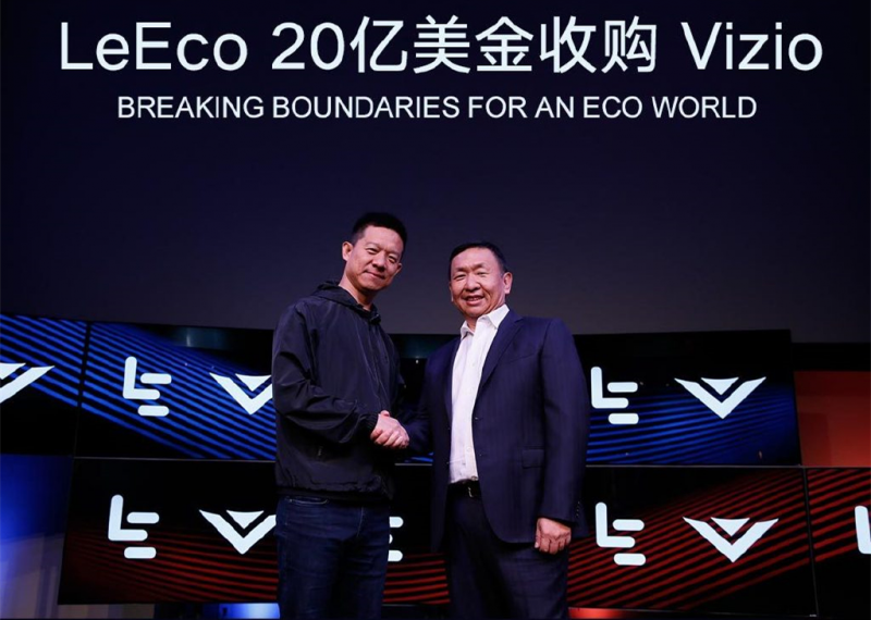 樂視20億美元收購Vizio 打通中國文化輸出海外通道