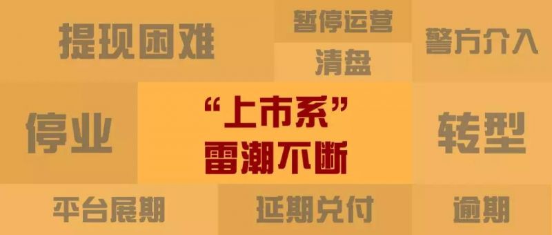 洲际油气大股东持股被冻结，“上市系”网贷平台遭遇寒冬 - 金评媒